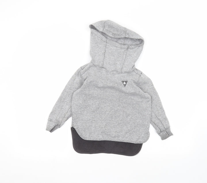 NEXT Boys Grey Pullover Hoodie Size 4 Years