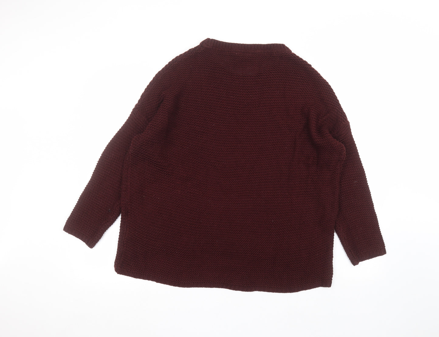 Dorothy Perkins Womens Red   Pullover Jumper Size 16