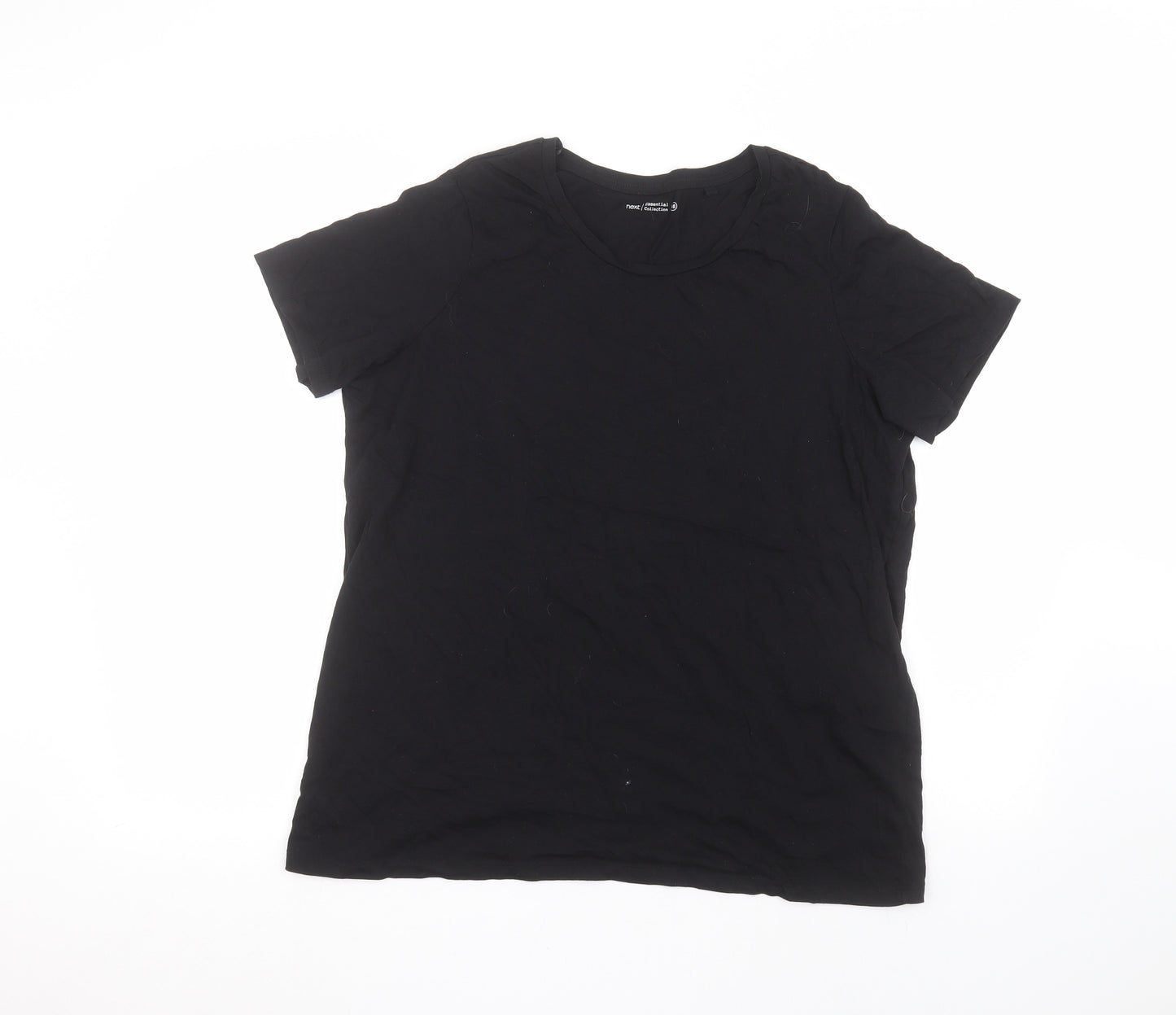 NEXT Womens Black   Basic T-Shirt Size 18
