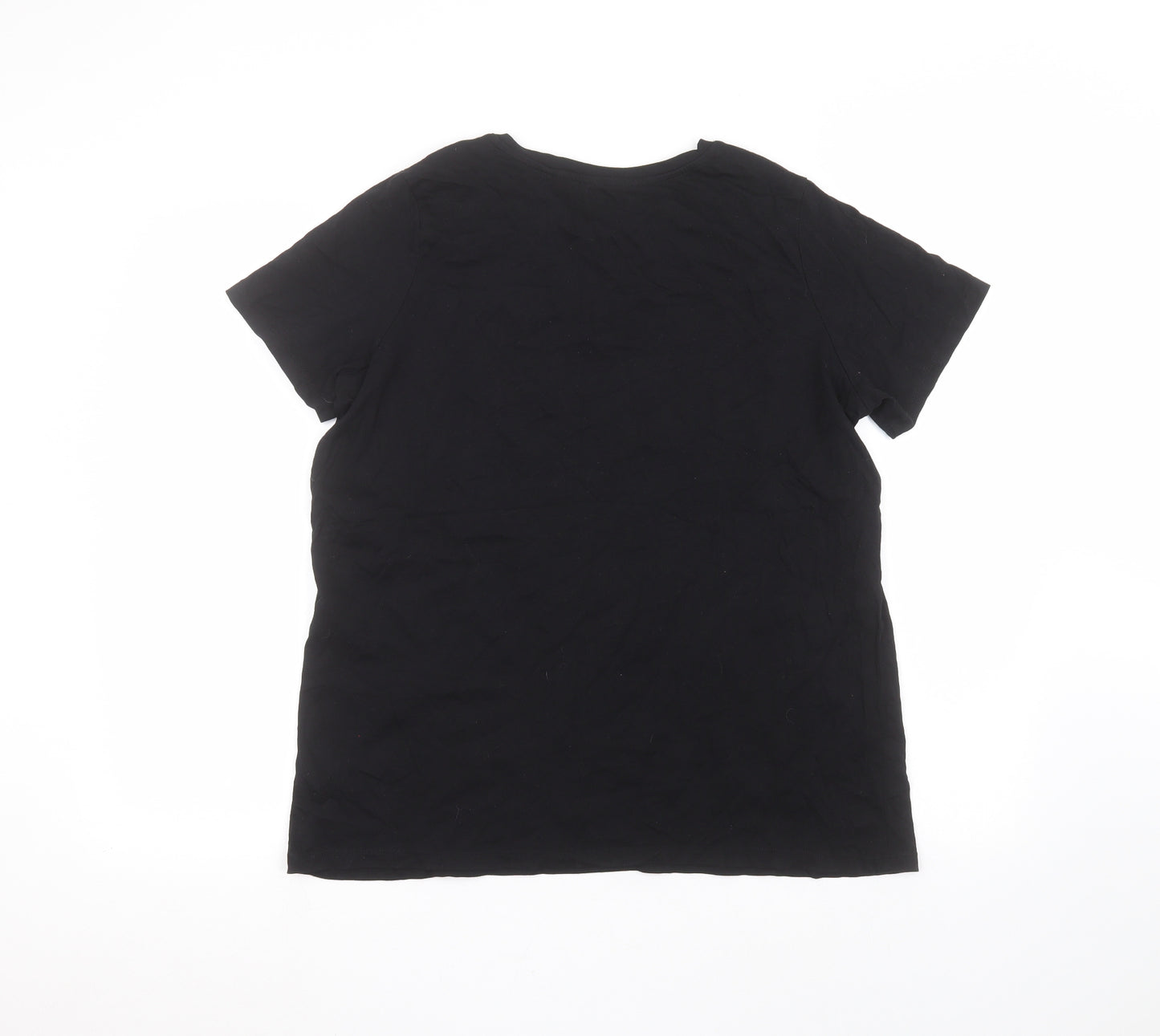 NEXT Womens Black   Basic T-Shirt Size 18