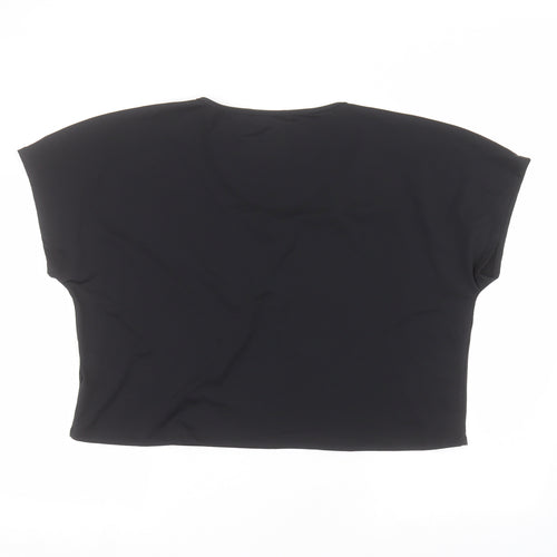 Matalan Womens Black   Basic T-Shirt Size L