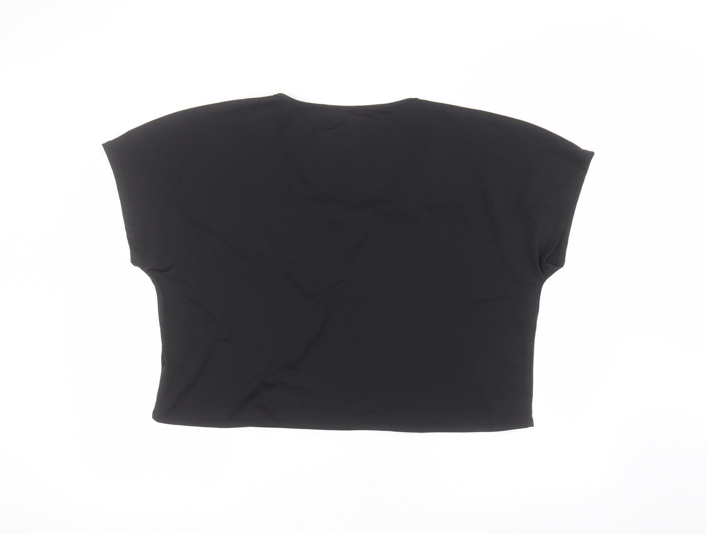 Matalan Womens Black   Basic T-Shirt Size L