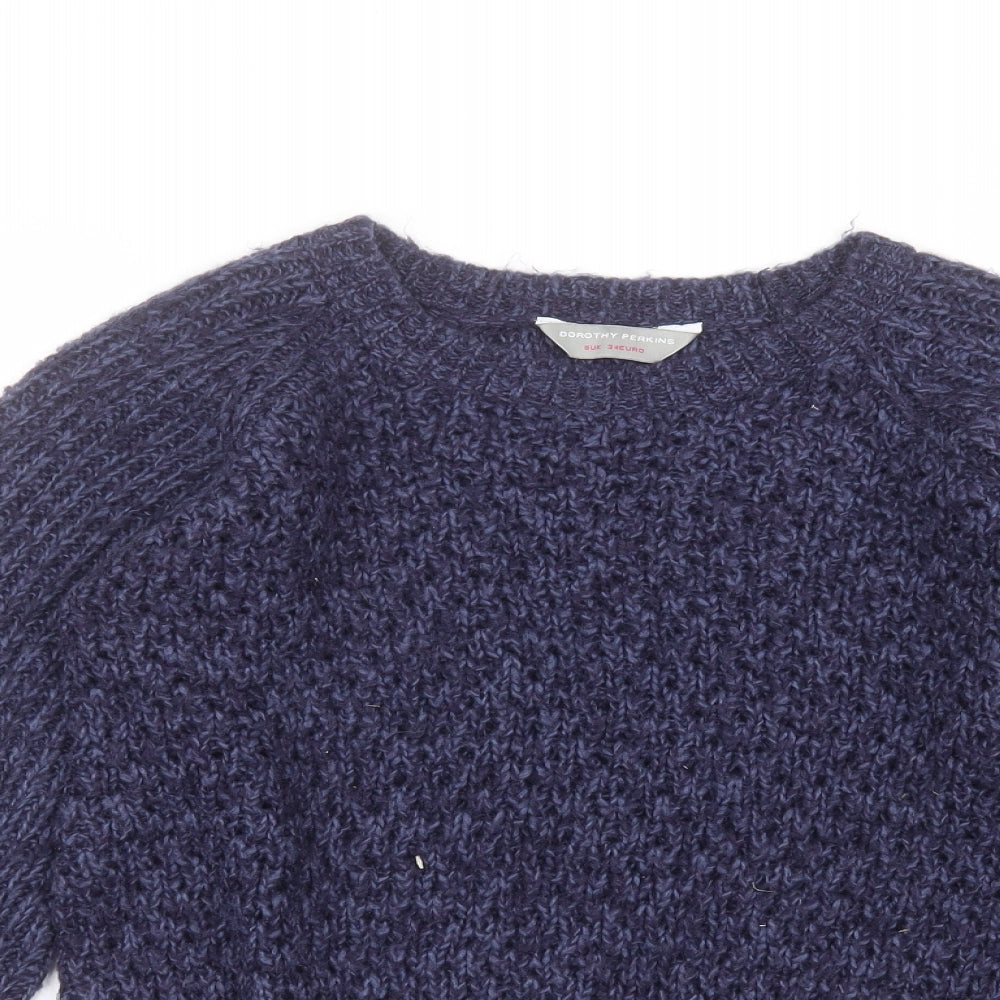 Dorothy Perkins Womens Blue   Pullover Jumper Size 6