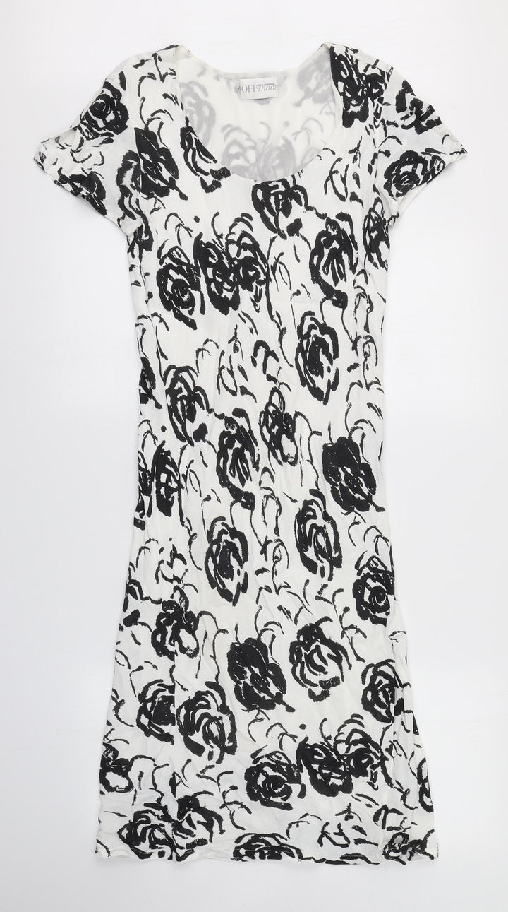 OFFSHOOT Womens White Floral  Pencil Dress