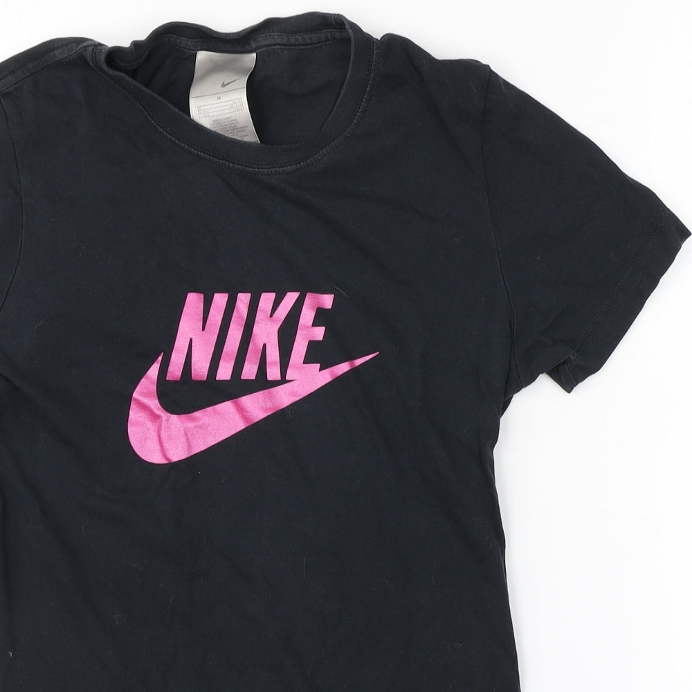 Nike Womens Black   Basic T-Shirt Size M