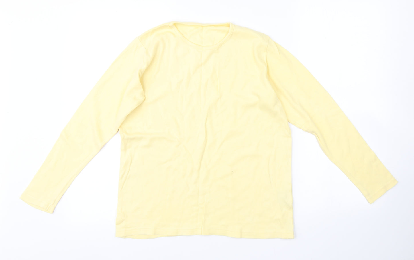 Preworn Womens Yellow   Basic T-Shirt