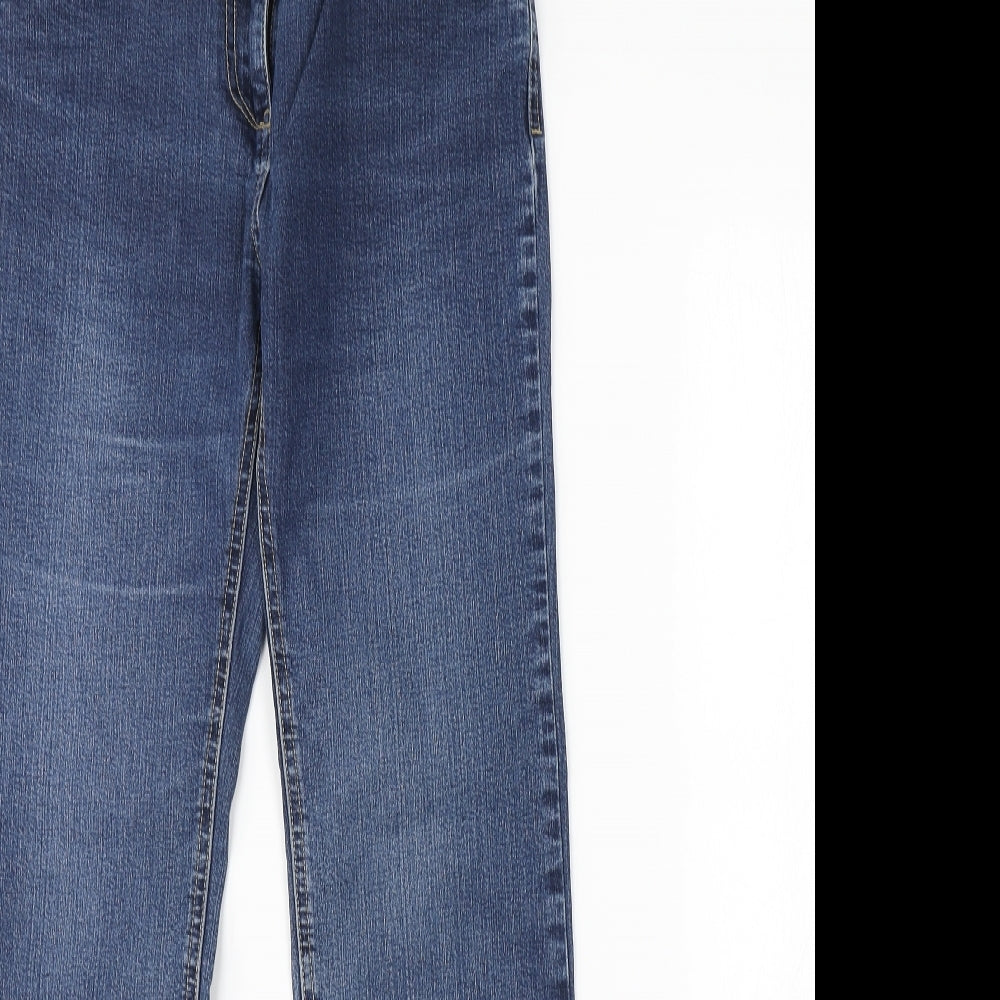 M&S Womens Blue   Bootcut Jeans Size 8 L28 in