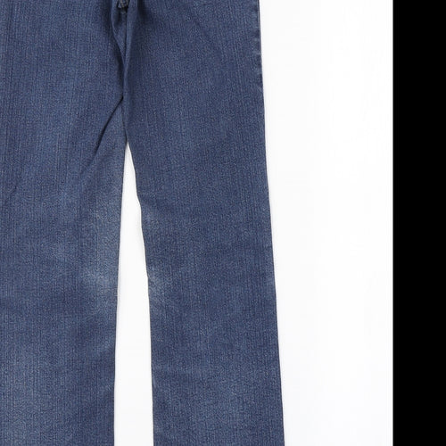 M&S Womens Blue   Bootcut Jeans Size 8 L28 in
