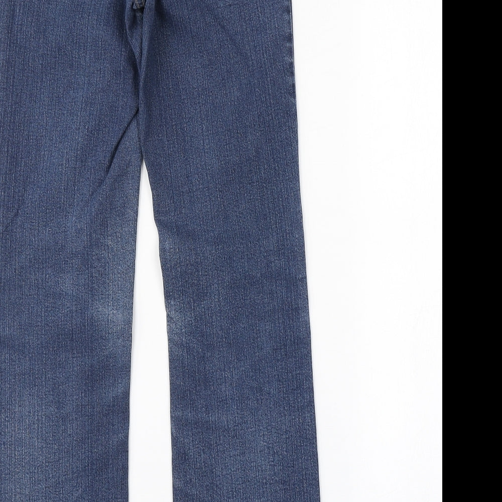 M&S Womens Blue   Bootcut Jeans Size 8 L28 in