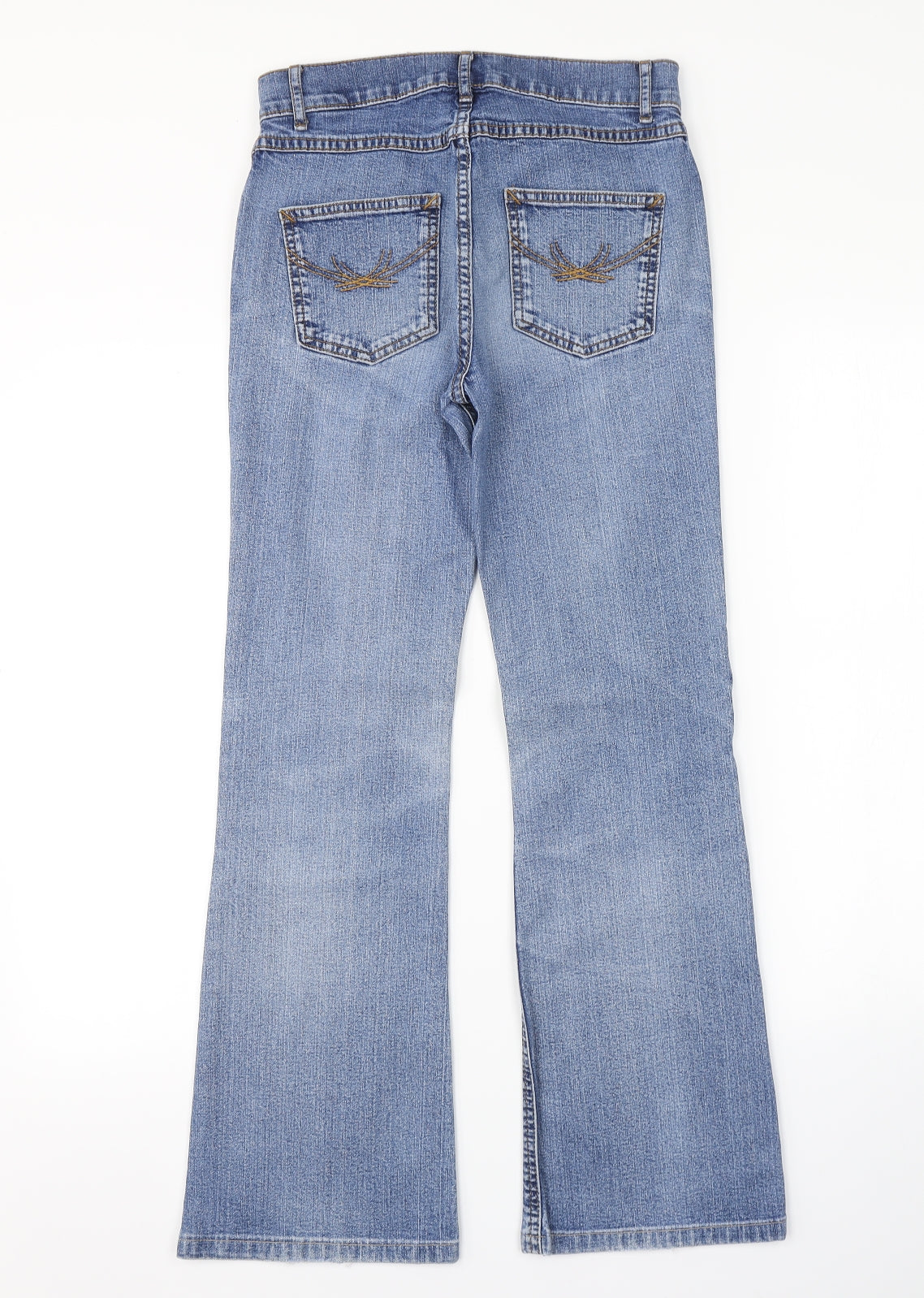 M&S Womens Blue   Bootcut Jeans Size 8 L28 in
