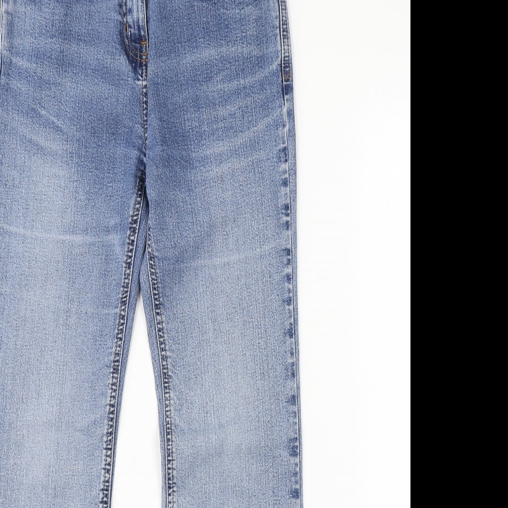 M&S Womens Blue   Bootcut Jeans Size 8 L28 in