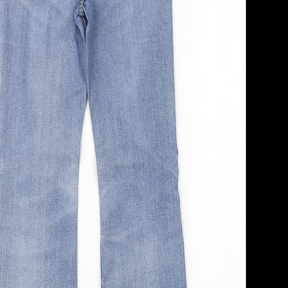 M&S Womens Blue   Bootcut Jeans Size 8 L28 in