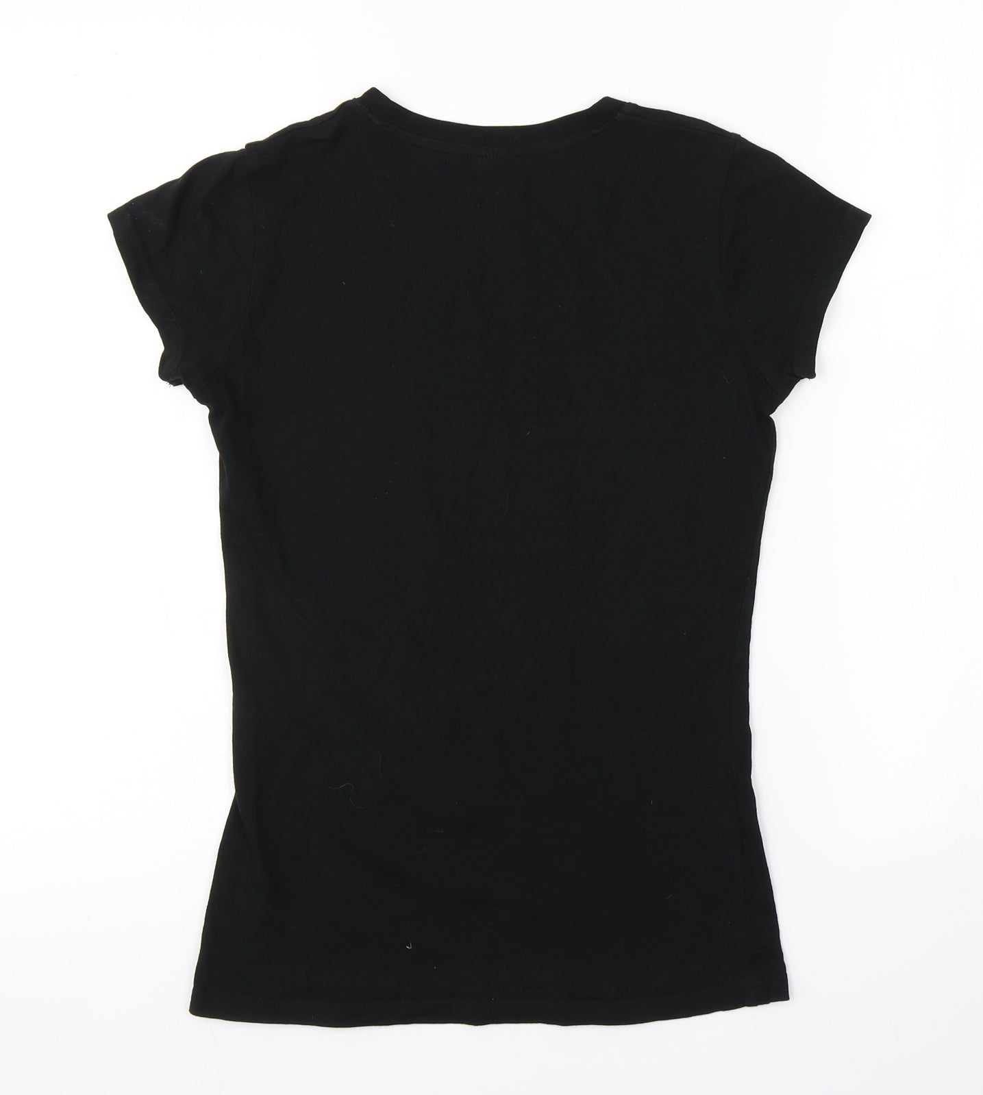 Preworn Womens Black   Basic T-Shirt Size S  - San Francisco California