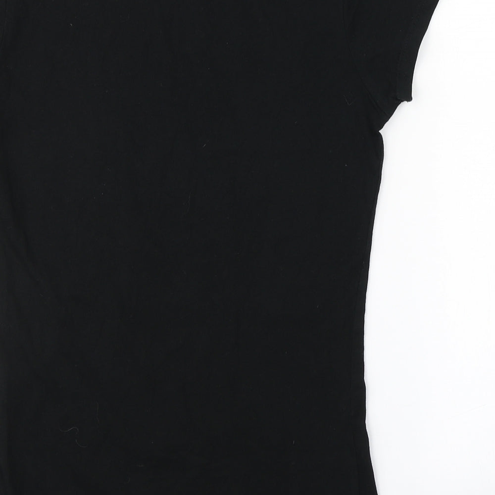 Preworn Womens Black   Basic T-Shirt Size S  - San Francisco California