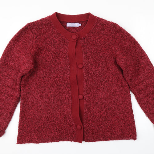 HONOR MILLBURN Womens Red   Cardigan Jumper Size 18