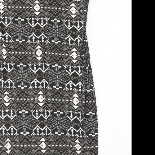 Peacocks Womens Grey Argyle/Diamond  Pencil Dress  Size 12
