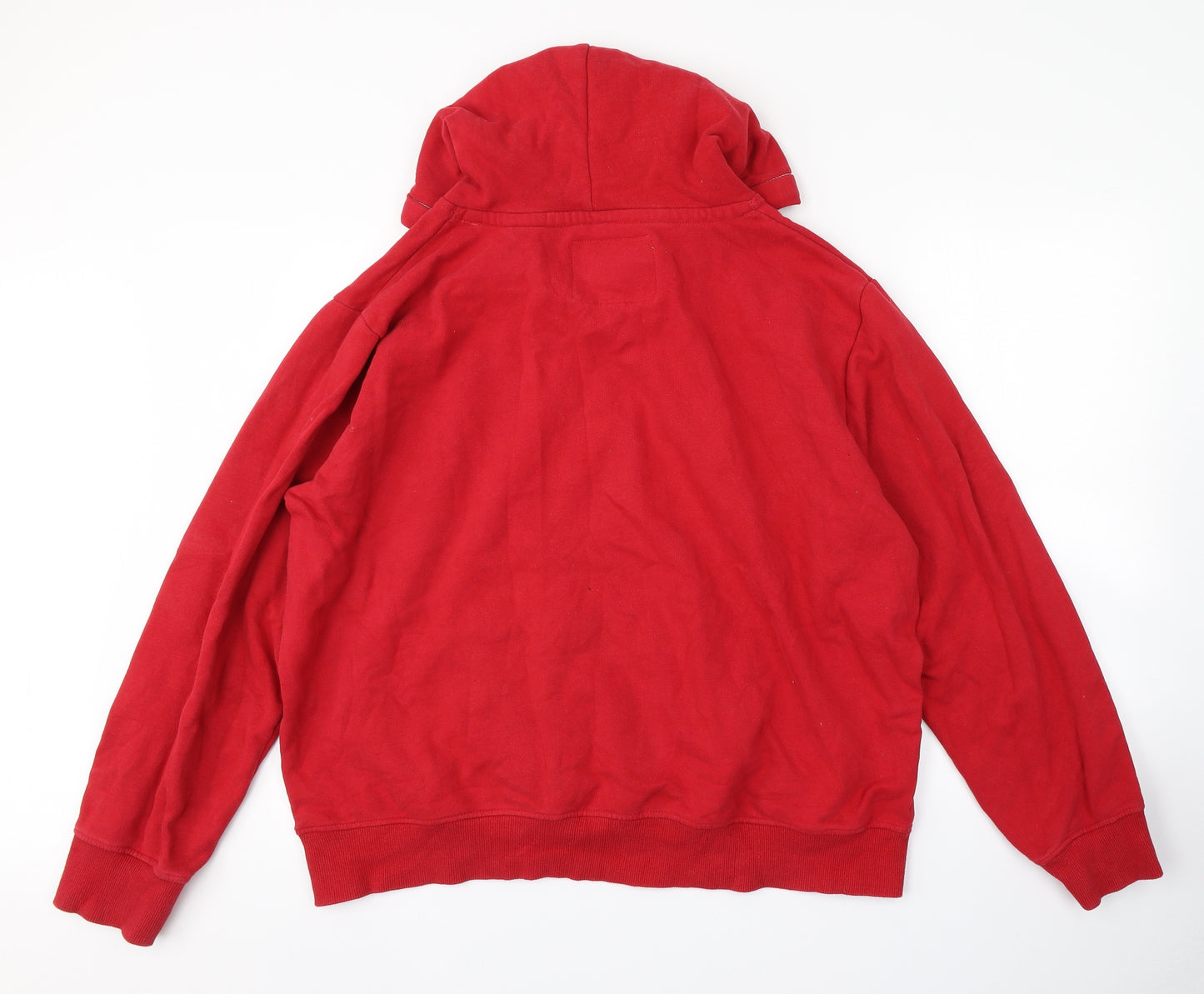 Cedar Wood State Mens Red   Pullover Hoodie Size 2XL
