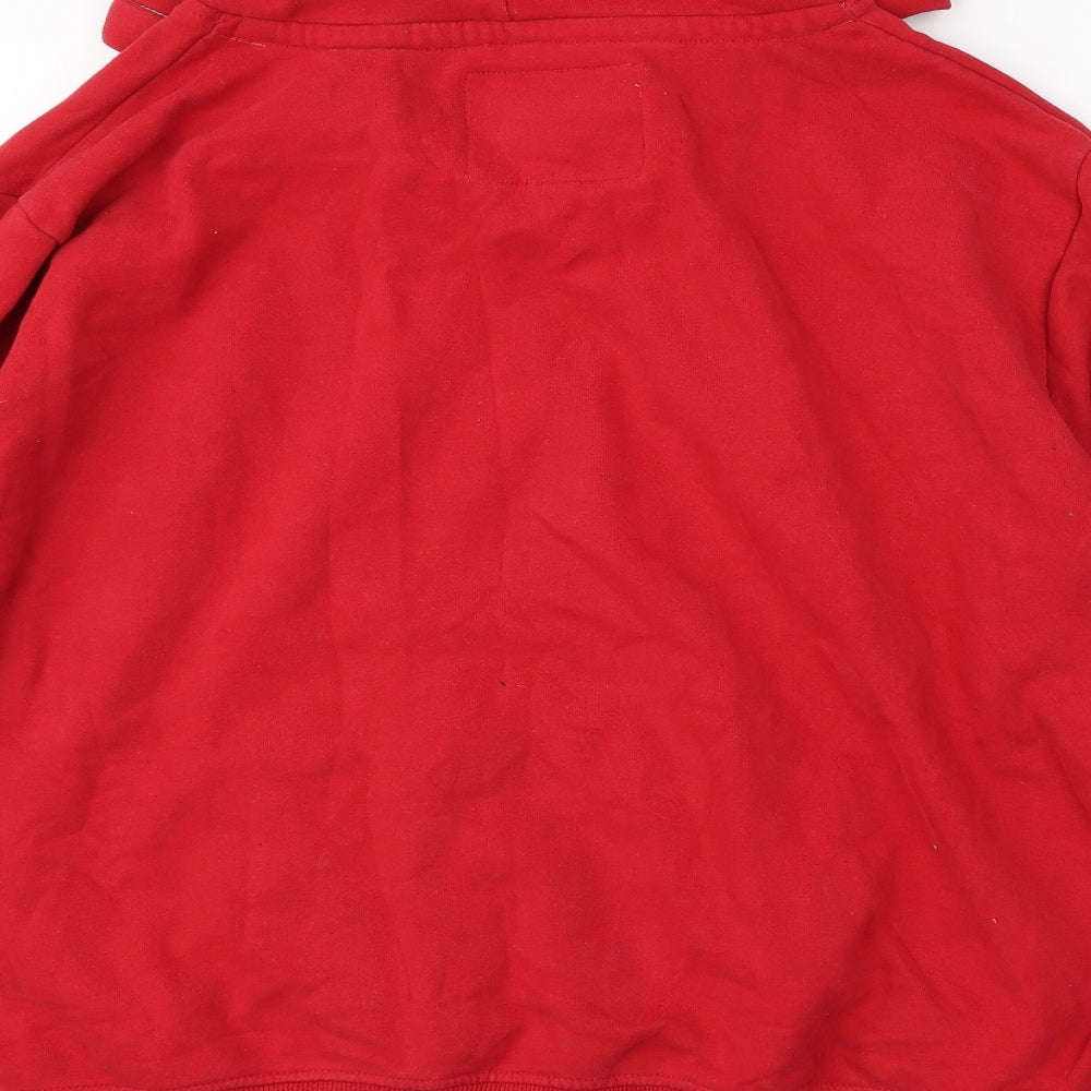 Cedar Wood State Mens Red   Pullover Hoodie Size 2XL