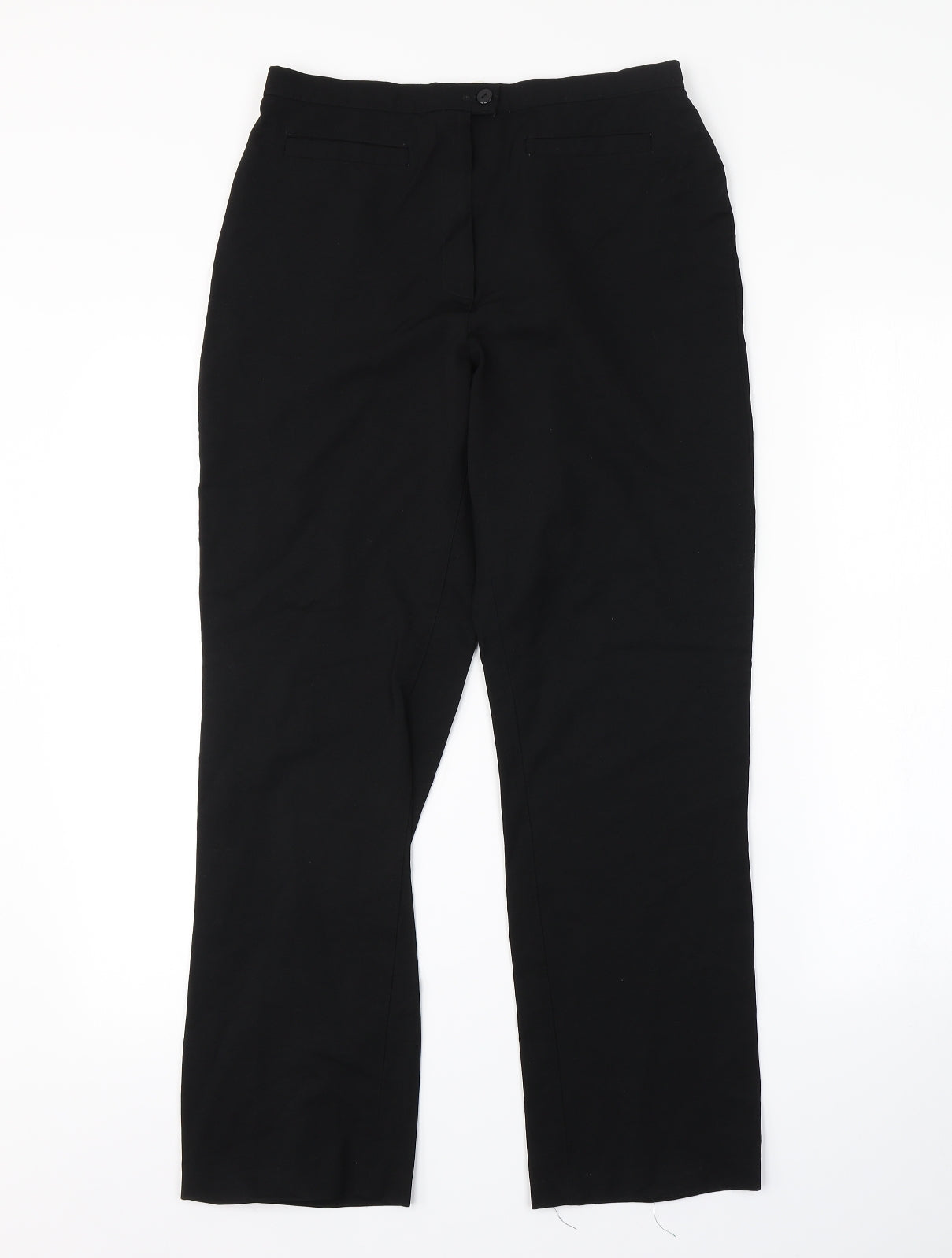 Debenhams Womens Black   Trousers  Size 12 L27 in