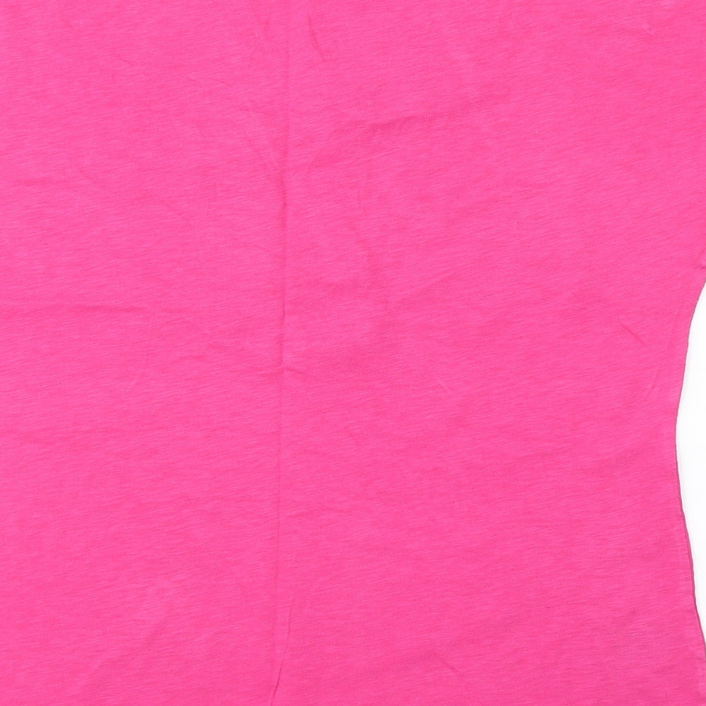 Preworn Womens Pink Argyle/Diamond  Basic Blouse