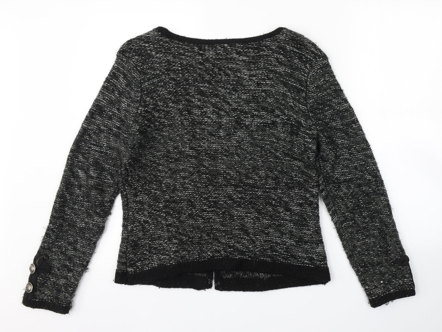 E-vie Womens Grey   Cardigan Jumper Size 12