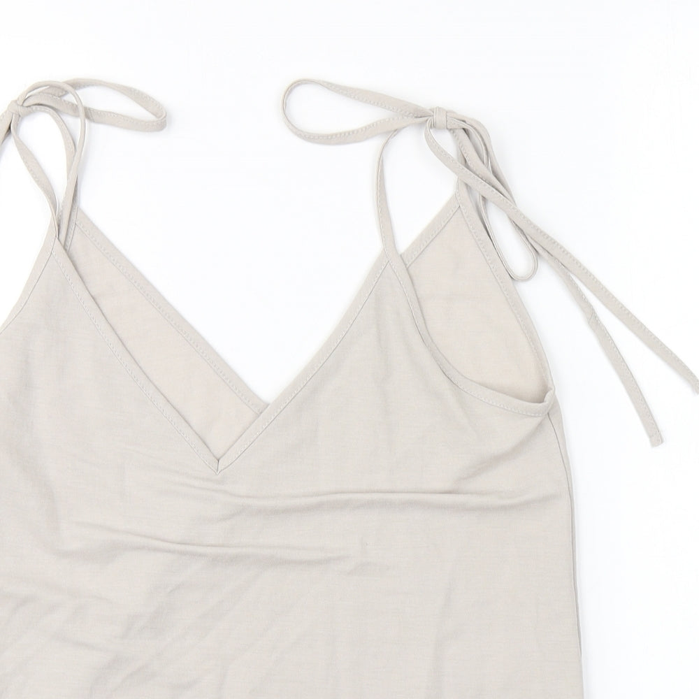 Preworn Womens Grey   Basic Tank
