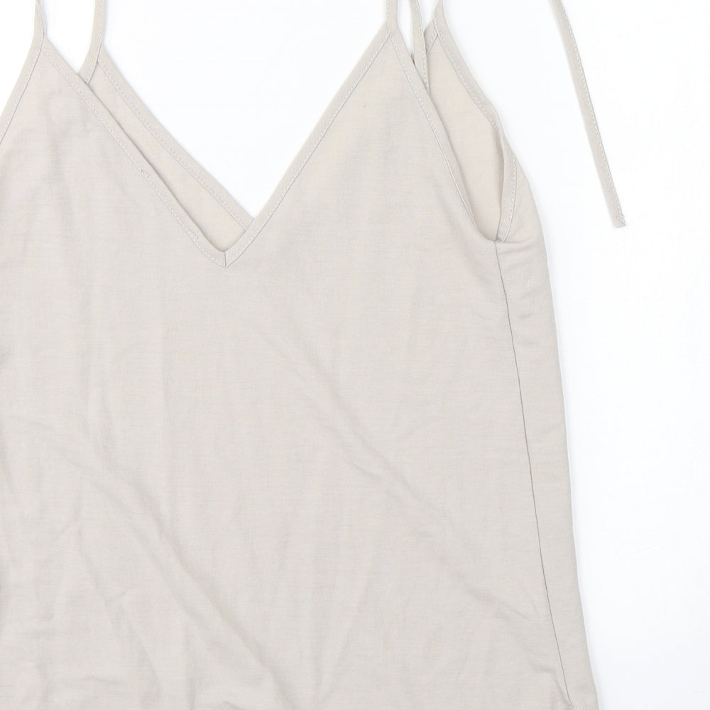 Preworn Womens Grey   Basic Tank