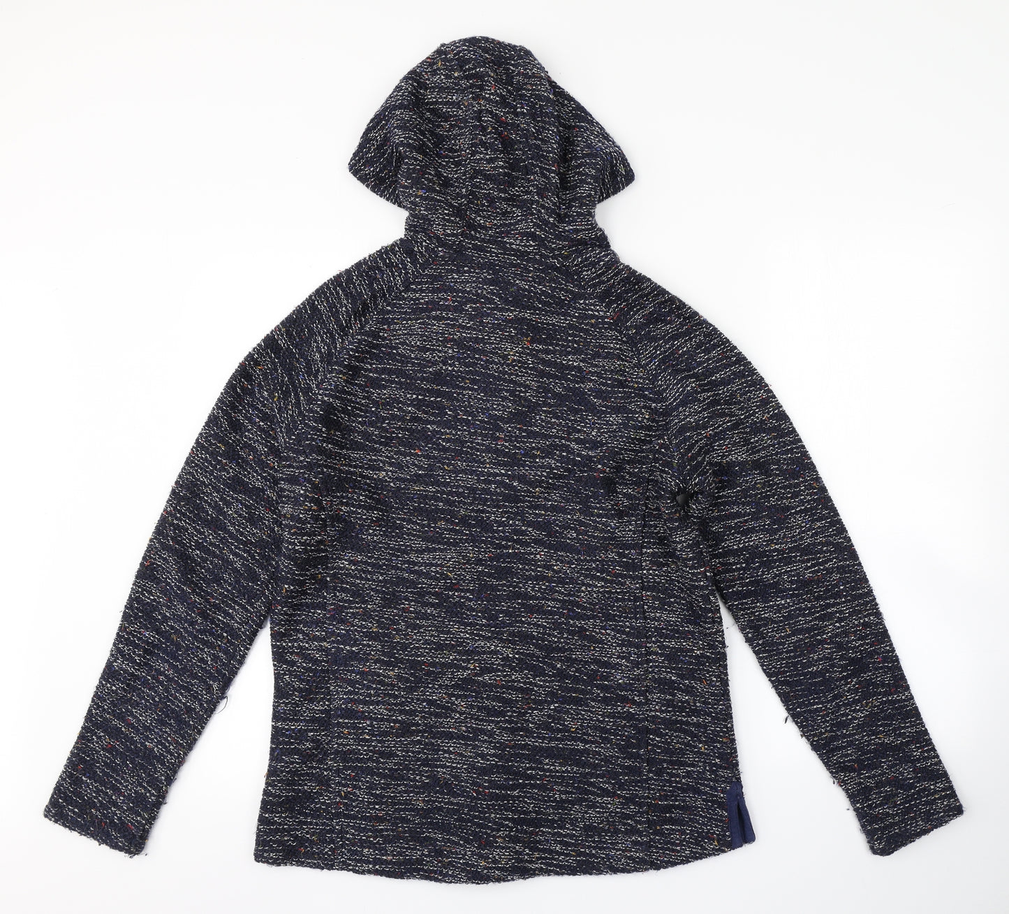 Weird Fish Womens Blue   Full Zip Hoodie Size 12