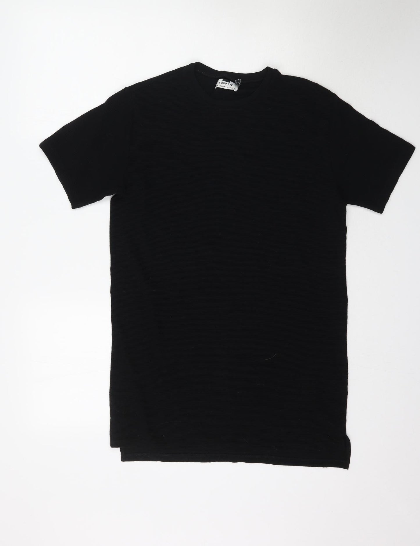 Topman Mens Black    T-Shirt Size S