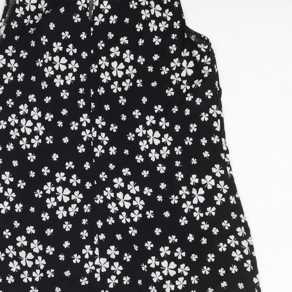 Oasis Womens Black   Basic Blouse Size 12