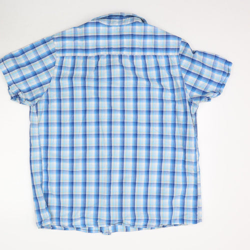 George Mens Blue    Button-Up Size 2XL