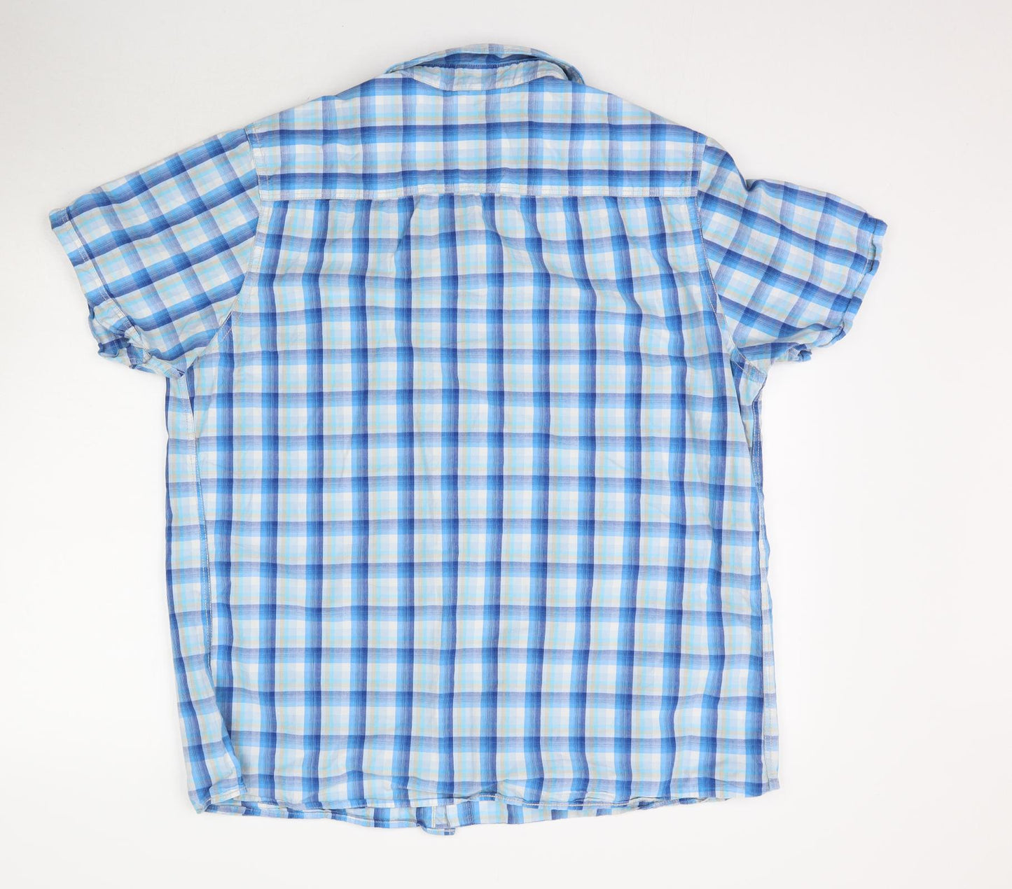 George Mens Blue    Button-Up Size 2XL