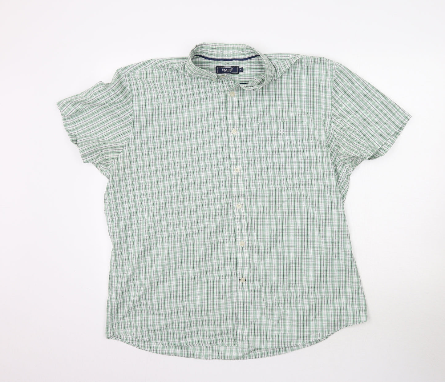 Debenhams Mens Green    Button-Up Size XL