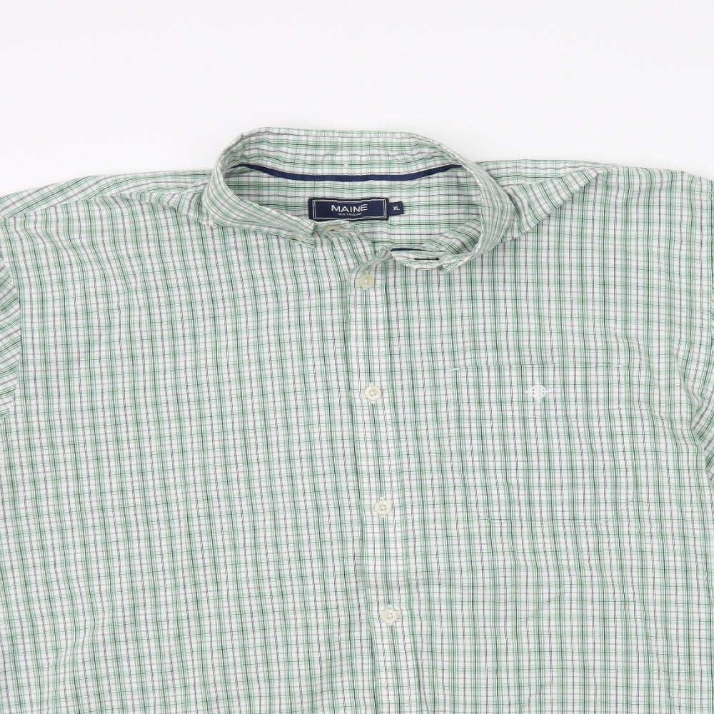 Debenhams Mens Green    Button-Up Size XL