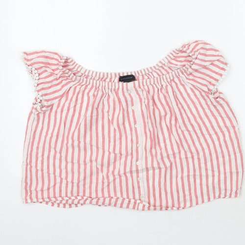 Atmosphere Womens Multicoloured Striped  Basic Blouse Size 14