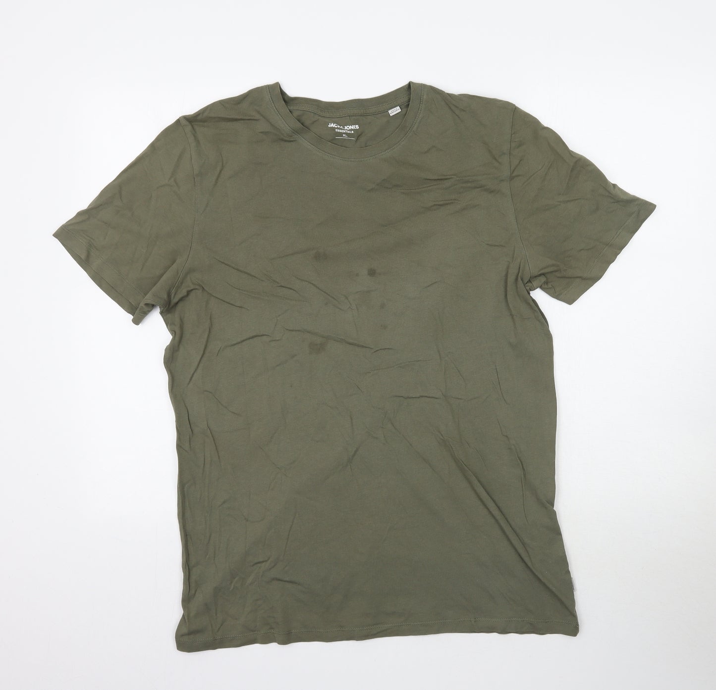 JACK & JONES Mens Green    T-Shirt Size XL