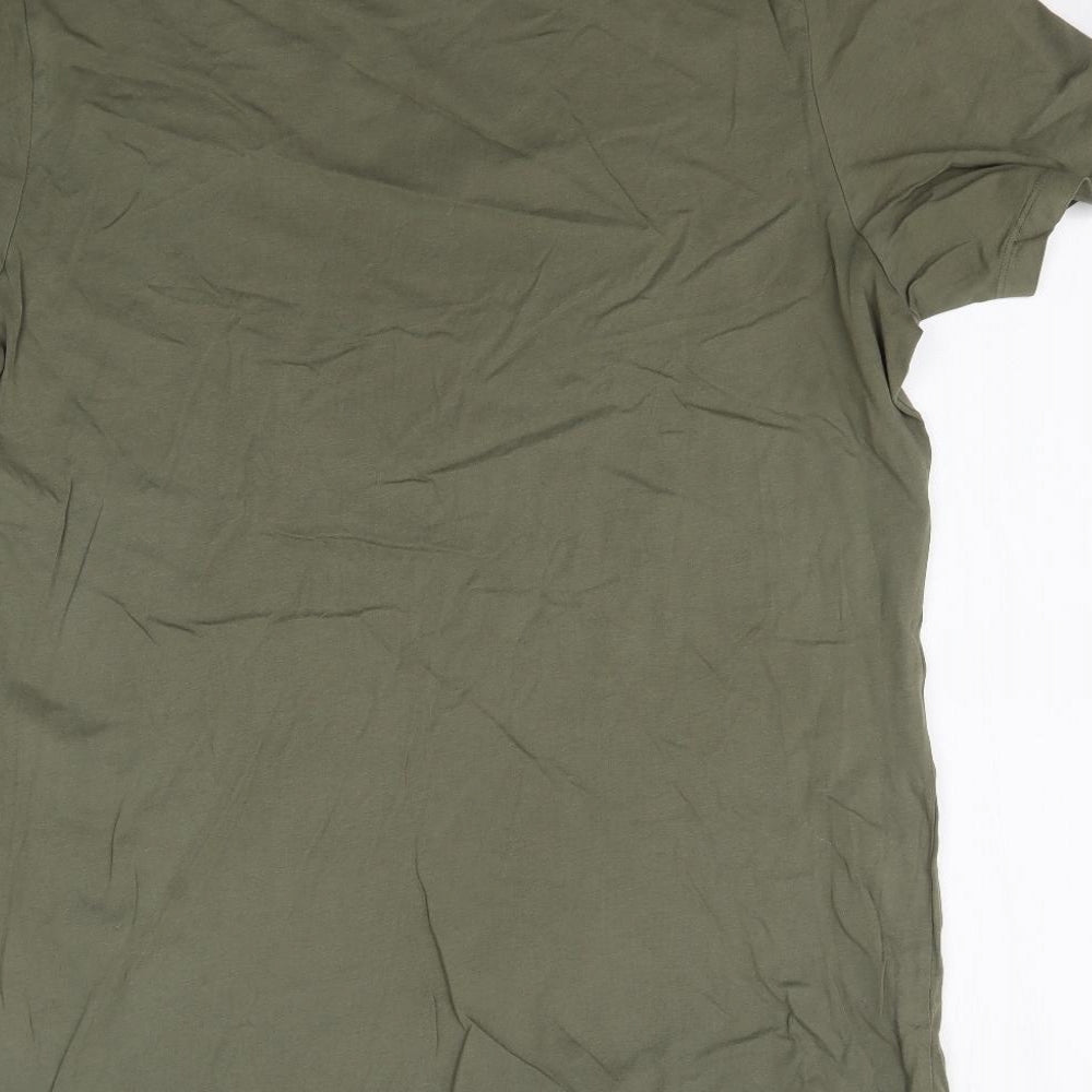 JACK & JONES Mens Green    T-Shirt Size XL