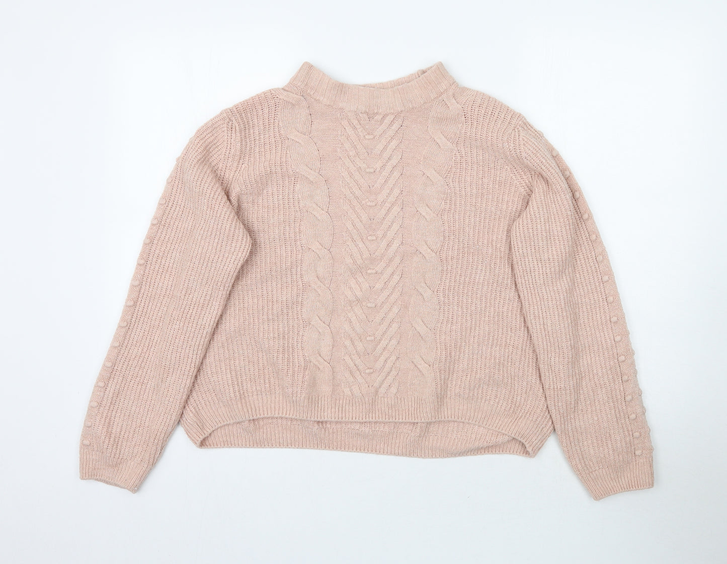 TU Womens Pink  Knit Pullover Jumper Size 14