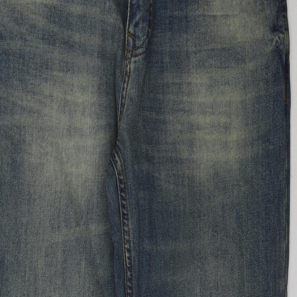 Lee Cooper Mens Blue  Denim Straight Jeans Size 34 L32 in