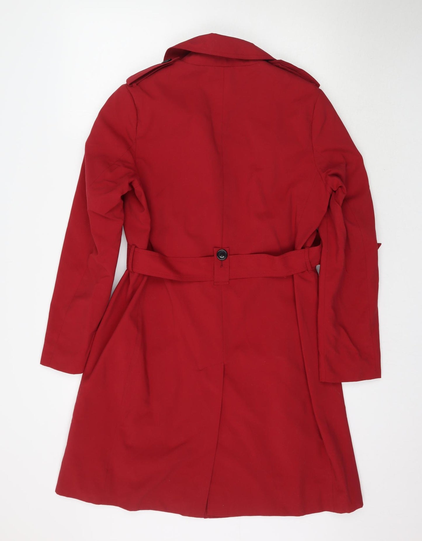 Marks and Spencer Womens Red   Overcoat Coat Size 12