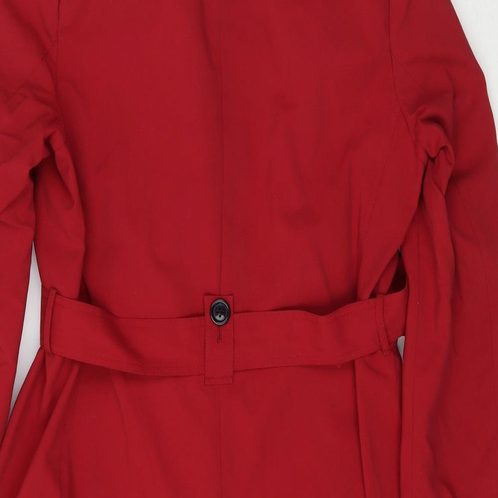 Marks and Spencer Womens Red   Overcoat Coat Size 12