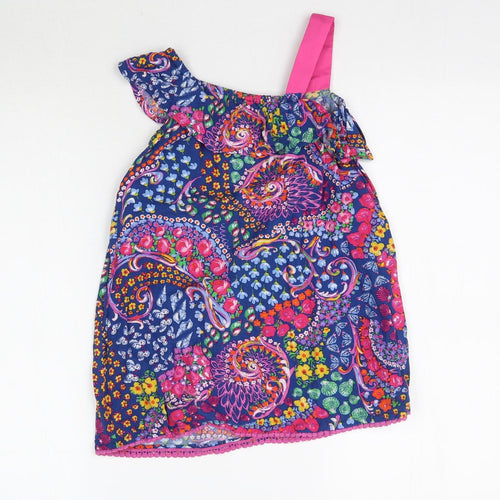 Monsoon Girls Multicoloured Floral  Basic Blouse Size 5 Years