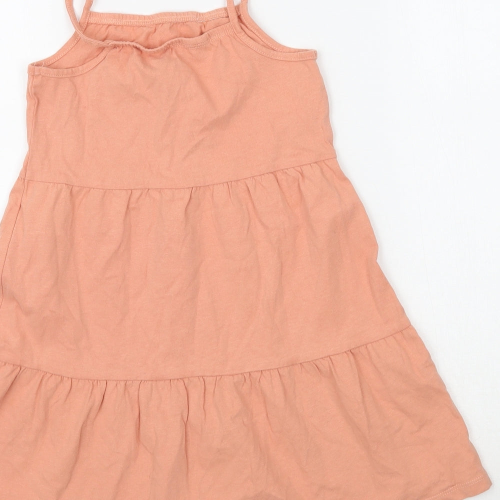 Nutmeg Girls Orange   A-Line  Size 5-6 Years