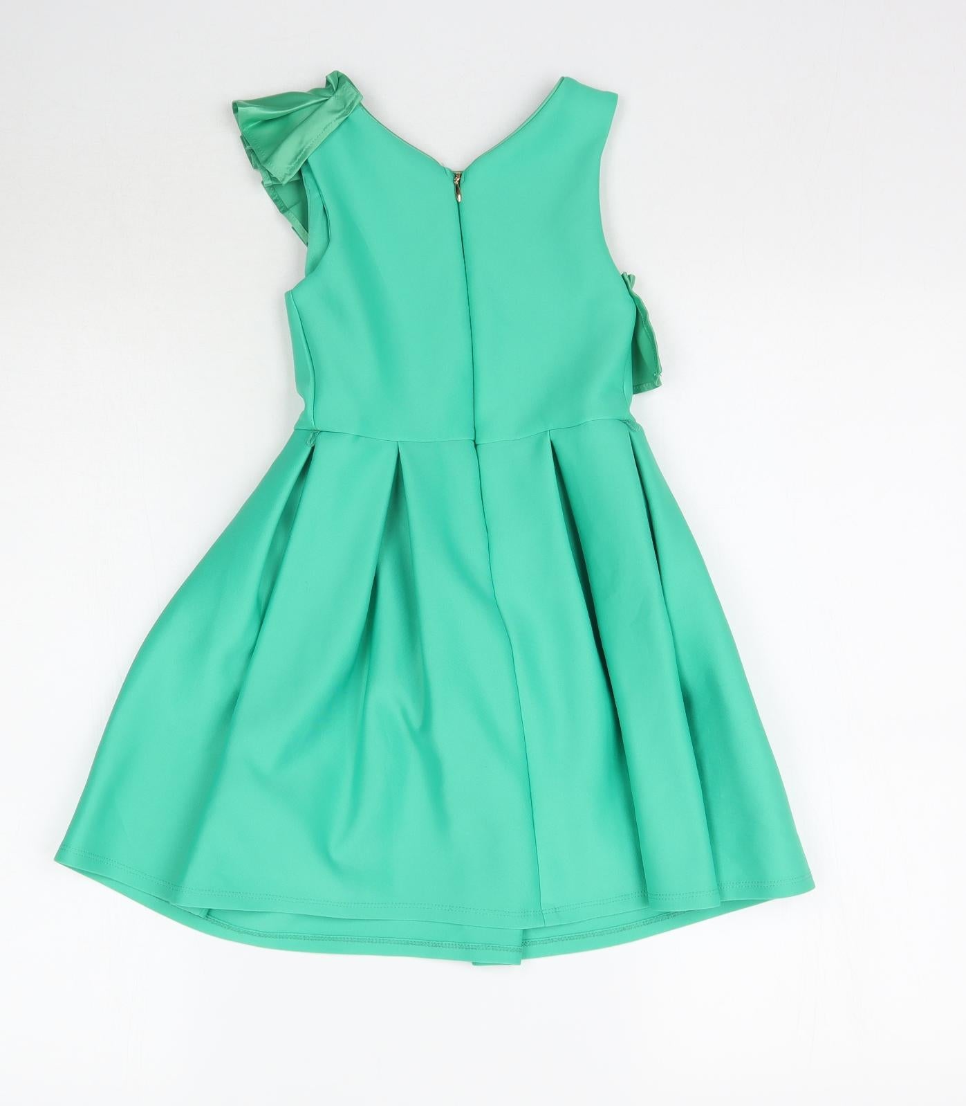 Ted Baker Girls Green   Fit & Flare  Size 6 Years