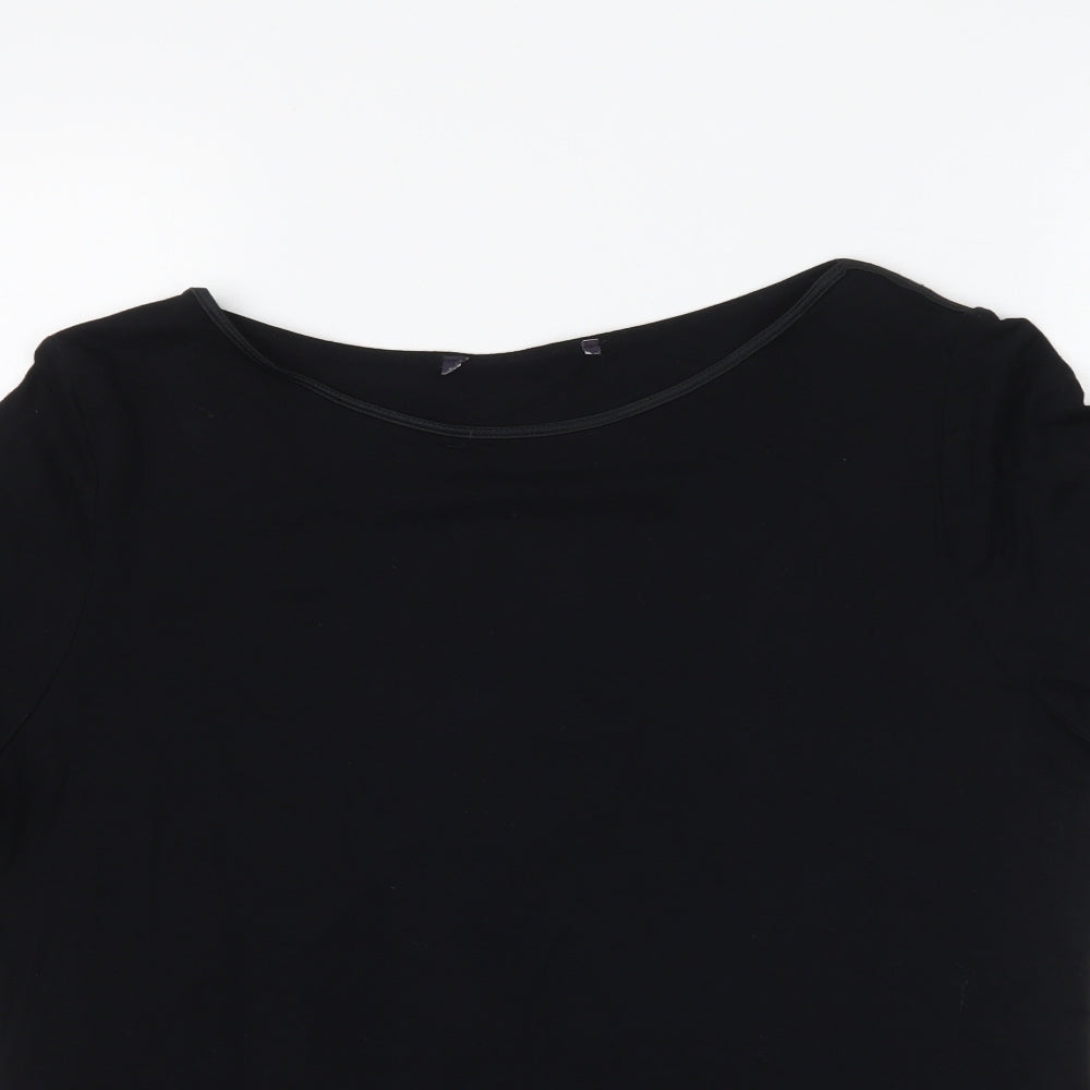 Marks and Spencer Womens Black   Basic T-Shirt Size 14
