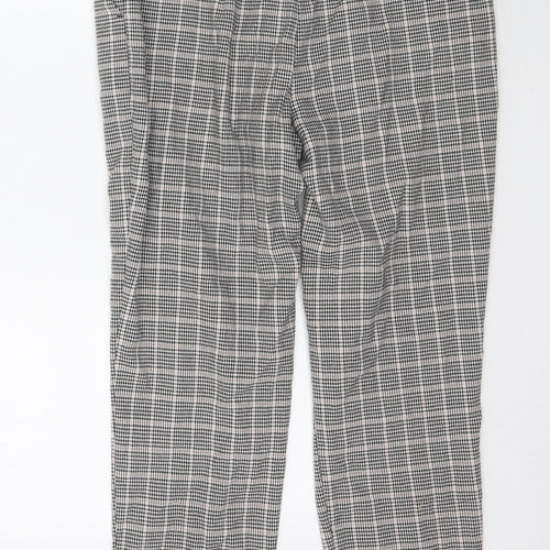 F&F Womens Multicoloured Plaid  Trousers  Size 10 L27 in