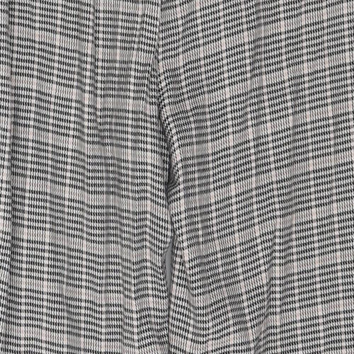 F&F Womens Multicoloured Plaid  Trousers  Size 10 L27 in