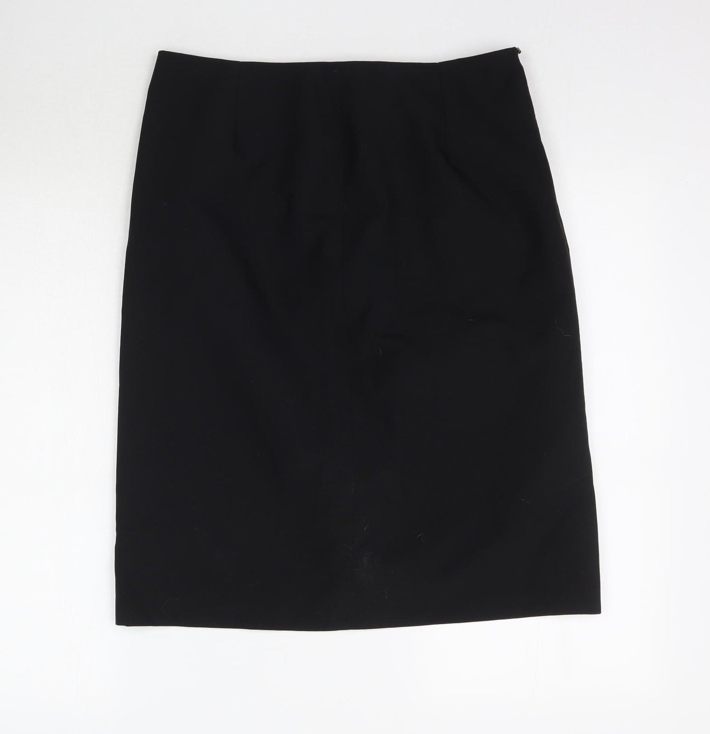Jeff & Co Womens Black   Straight & Pencil Skirt Size 14  - Work Office