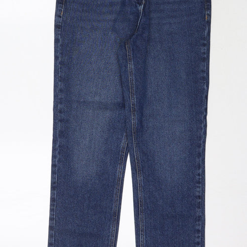NEXT Womens Blue  Denim Straight Jeans Size 8 L29 in