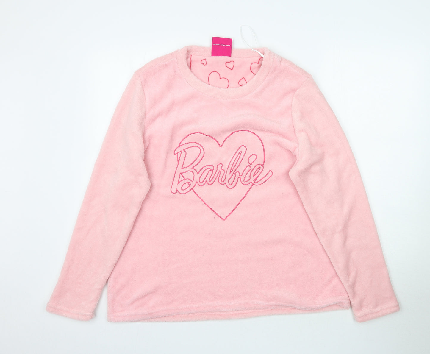 Primark Womens Pink   Pullover Sweatshirt Size XL  - Fluffy Barbie